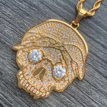 Load image into Gallery viewer, Iced Gold 'G59 Skull' Necklace