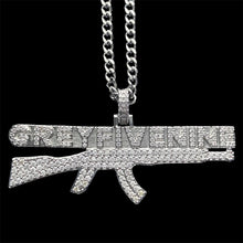 Load image into Gallery viewer, Iced Out &#39;AK&#39; Necklace
