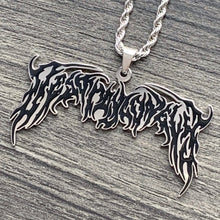 Load image into Gallery viewer, Black 'Destroy Lonely' Necklace