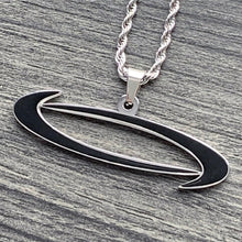 Load image into Gallery viewer, Black '00' Necklace