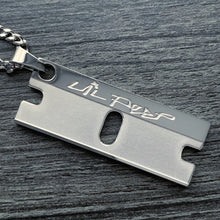 Load image into Gallery viewer, 'Let Me Bleed 2' Razor Necklace