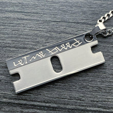 Load image into Gallery viewer, 'Let Me Bleed 2' Razor Necklace