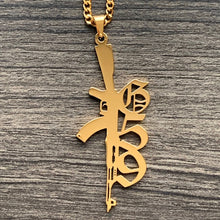 Load image into Gallery viewer, Gold 'G59 Rifle' Necklace