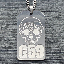 Load image into Gallery viewer, 'G59 Toe Tag' Necklace