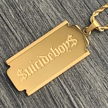 Load image into Gallery viewer, Gold 'G59 Razor' Necklace