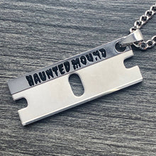Load image into Gallery viewer, Black 'Sematary Razor' Necklace