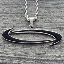 Load image into Gallery viewer, Black '00' Necklace