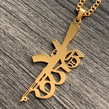 Load image into Gallery viewer, Gold 'G59 Rifle' Necklace