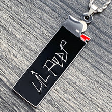 Load image into Gallery viewer, Black 'Ash Is Our Purest Form' Lighter Necklace