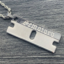 Load image into Gallery viewer, 'Sematary Razor' Necklace