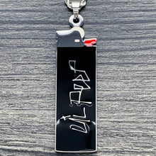 Load image into Gallery viewer, Black 'Ash Is Our Purest Form' Lighter Necklace
