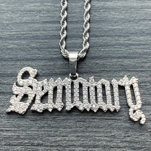 Load image into Gallery viewer, Iced out 'Sematary' Necklace