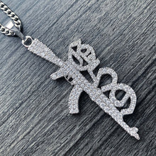 Load image into Gallery viewer, Iced Out 'G59 Rifle' Necklace