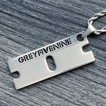 Load image into Gallery viewer, Black 'SUICIDEBOYS Razor' Necklace