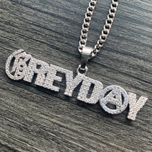 Load image into Gallery viewer, Iced 'Grey Day 24' Necklace