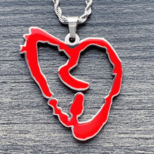Load image into Gallery viewer, Red 'Heartbreak' Necklace