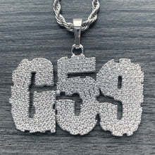 Load image into Gallery viewer, Iced Out 'G59' Necklace