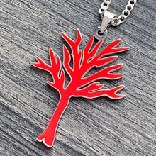 Load image into Gallery viewer, Red 'Tree of Life' Necklace