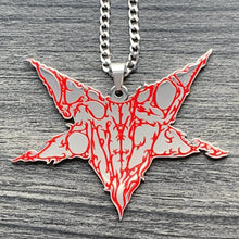 Load image into Gallery viewer, Red 'DL Star' Necklace