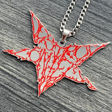 Load image into Gallery viewer, Red 'DL Star' Necklace