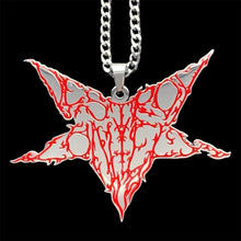 Load image into Gallery viewer, Red 'DL Star' Necklace