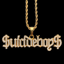 Load image into Gallery viewer, Iced Gold '$UICIDEBOY$' Necklace