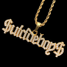 Load image into Gallery viewer, Iced Gold '$UICIDEBOY$' Necklace
