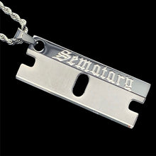 Load image into Gallery viewer, 'Sematary Razor' Necklace