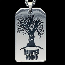 Load image into Gallery viewer, Black 'Sematary Toe Tag' Necklace