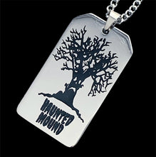 Load image into Gallery viewer, Black 'Sematary Toe Tag' Necklace