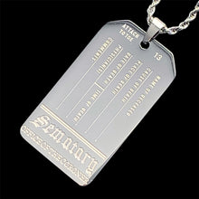 Load image into Gallery viewer, Sematary 'Toe Tag' Necklace
