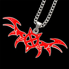Load image into Gallery viewer, Red 'X Wing' Necklace