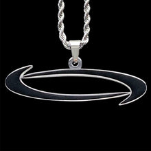 Load image into Gallery viewer, Black '00' Necklace