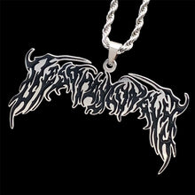 Load image into Gallery viewer, Black 'Destroy Lonely' Necklace
