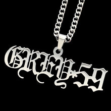 Load image into Gallery viewer, 'GREY*59' Necklace