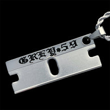 Load image into Gallery viewer, Black '$uicideboy$ Razor' Necklace