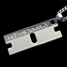 Load image into Gallery viewer, 'Let Me Bleed 2' Razor Necklace