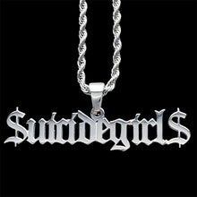 Load image into Gallery viewer, '$uicidegirl$' Necklace