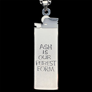 Lil Peep 'Ash Is Our Purest Form' Lighter Necklace