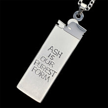 Load image into Gallery viewer, Lil Peep 'Ash Is Our Purest Form' Lighter Necklace