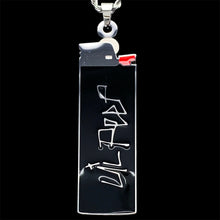 Load image into Gallery viewer, Black &#39;Ash Is Our Purest Form&#39; Lighter Necklace
