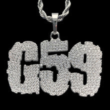 Load image into Gallery viewer, Iced Out 'G59' Necklace