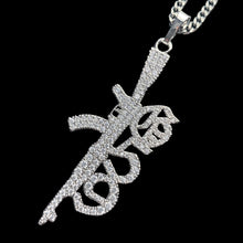 Load image into Gallery viewer, Iced Out 'G59 Rifle' Necklace