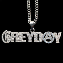 Load image into Gallery viewer, Iced 'Grey Day 24' Necklace
