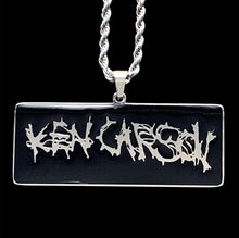 Load image into Gallery viewer, Black 'Ken Carson' Necklace