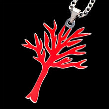 Load image into Gallery viewer, Red 'Tree of Life' Necklace