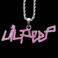 Load image into Gallery viewer, Dark Pink 'Lil Peep' Necklace