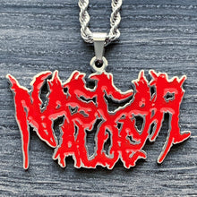 Load image into Gallery viewer, Red 'NASCAR ALOE' Necklace