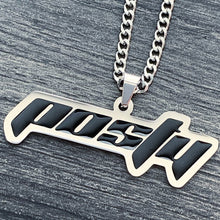 Load image into Gallery viewer, Black 'Posty' Necklace