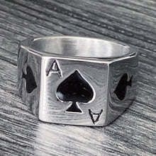Load image into Gallery viewer, 'Ace of Spades' Ring